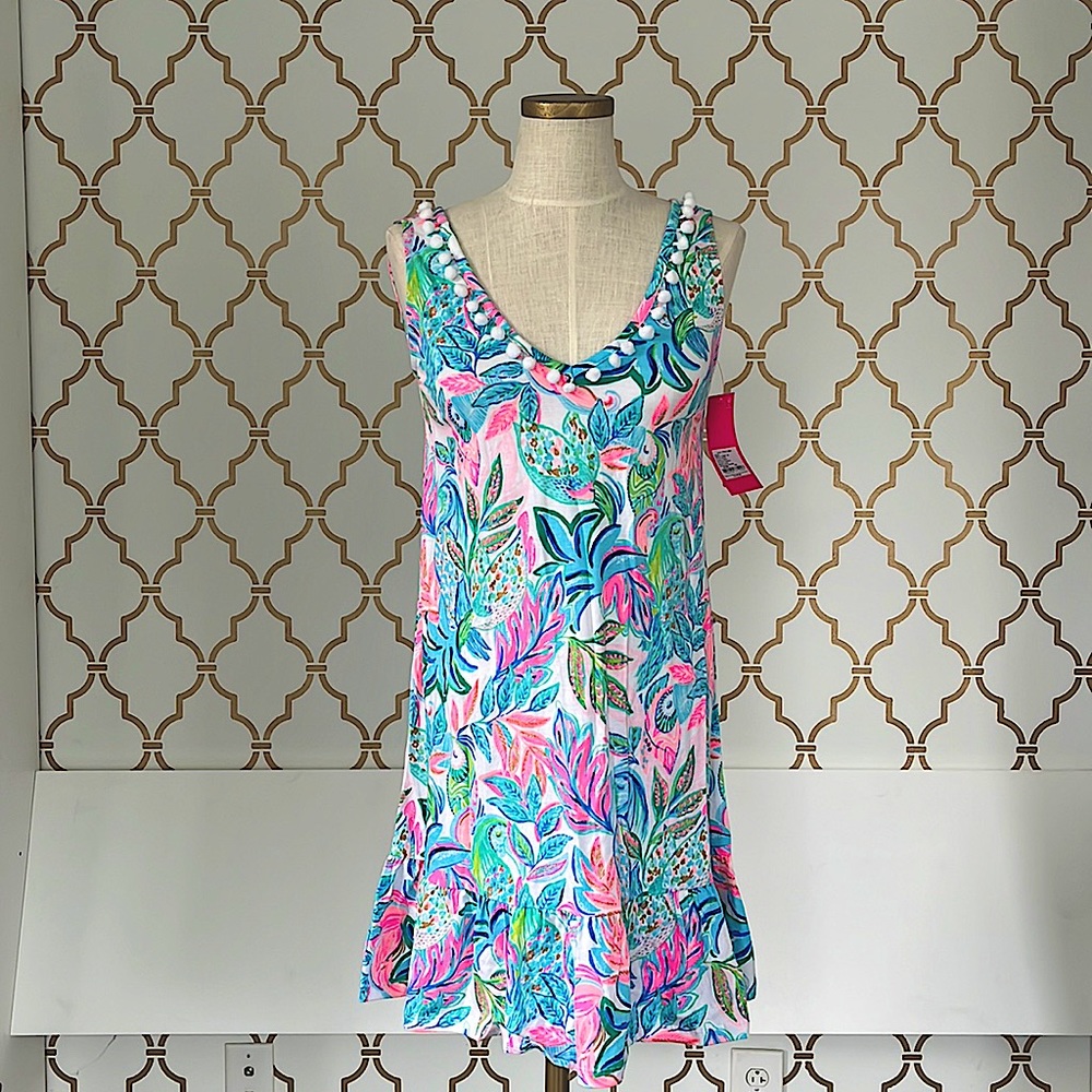 Lilly Pulitzer NWT Camilla Knit Dress XS Toucan Do It Better